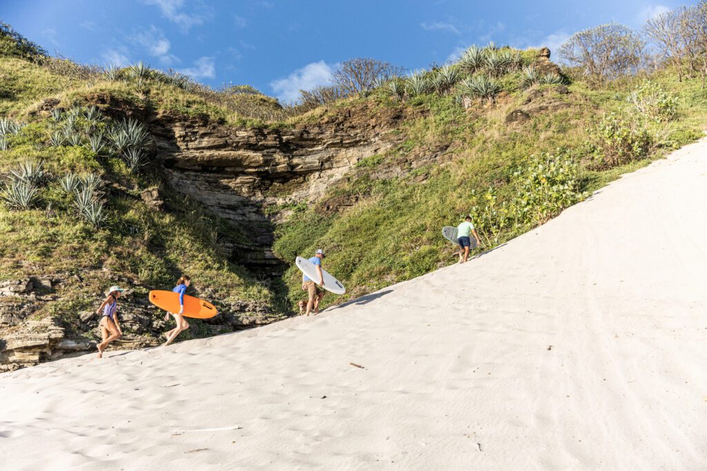 Sandboarding at Playa Duna in Nicaragua