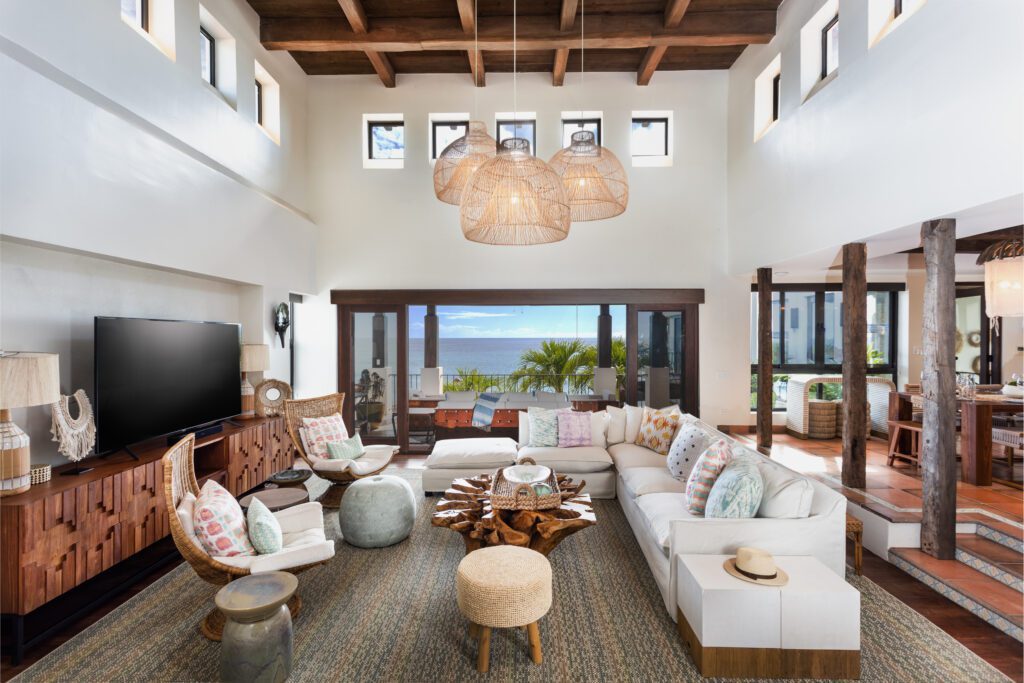 view of the livingroom in Casa del Sol C2 in Rancho Santana