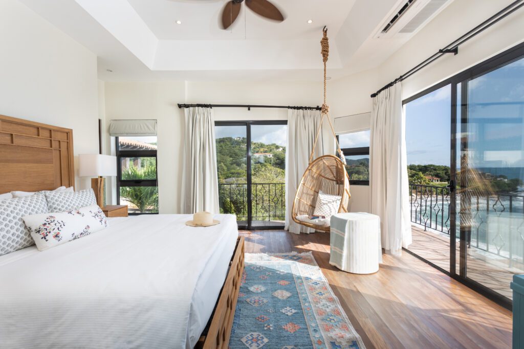 view of the master bedroom in Casa del Sol C2 in Rancho Santana