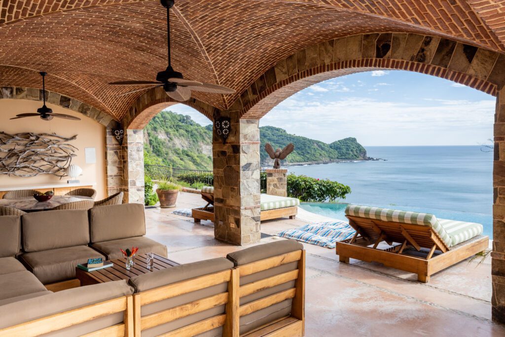 ocean front luxury home in rancho santana