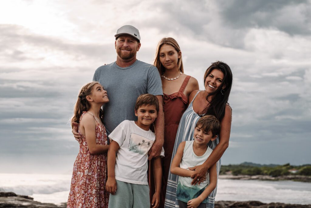 View of Jess Davis's family at Rancho Santana