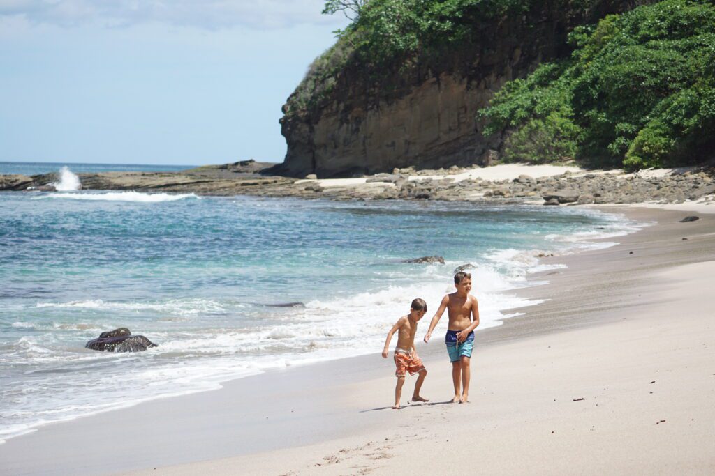 View of Jess Davis's family at Rancho Santana